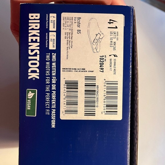 NWT Vegan Boston clogs by Birkenstock - Picture 3 of 4